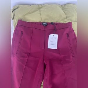 Theory pull on Demetria pants NWT